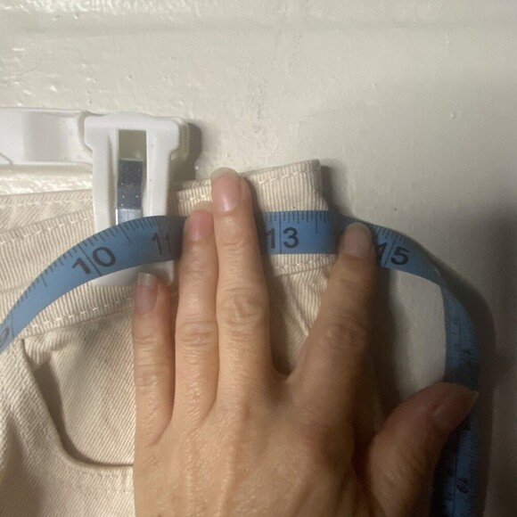 Missguided Women Tall Enzyme Dad Jean High Waisted Raw Hem Mom Jeans Sand Sz 2 - Picture 14 of 16